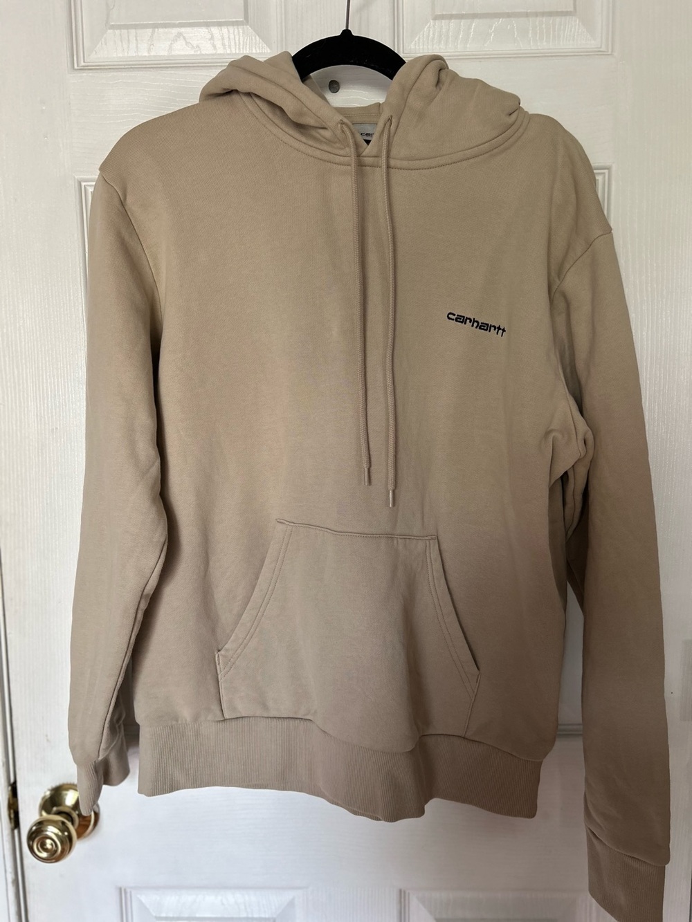 Carhartt Men’s Work in Process  (WIP) Tan Hooded Sweatshirt